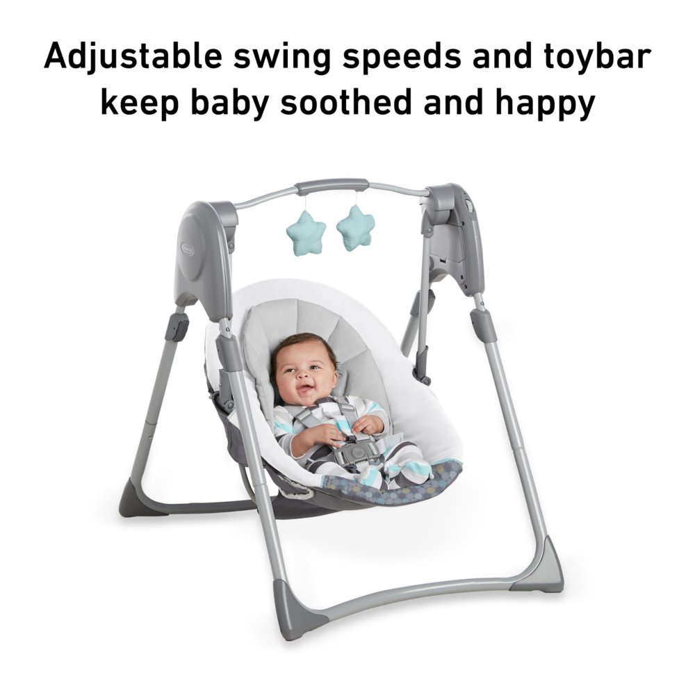 Graco slim spaces hot sale compact swing manual