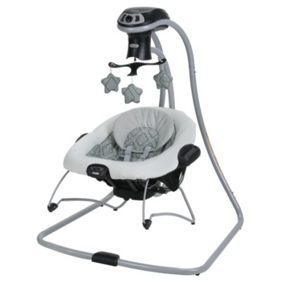 duet connect LX with multi-direction baby swing