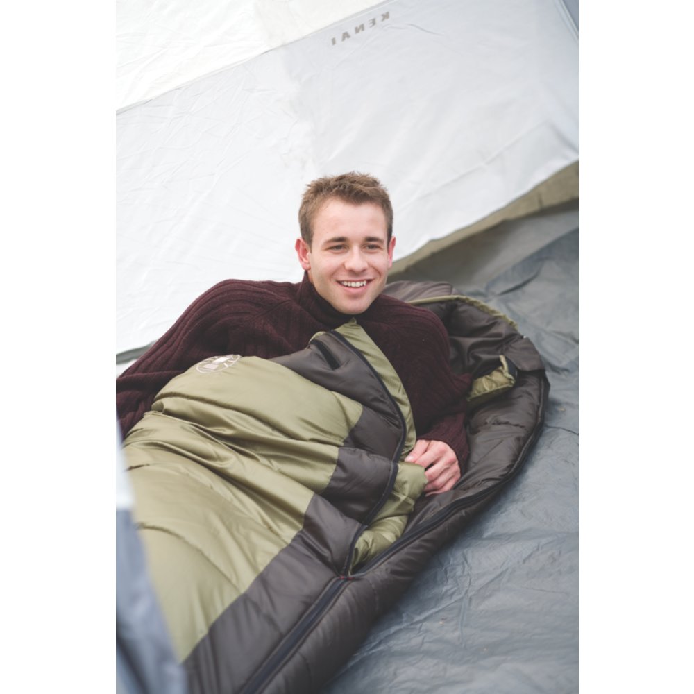 Coleman sleeping bag. Gray/Orange