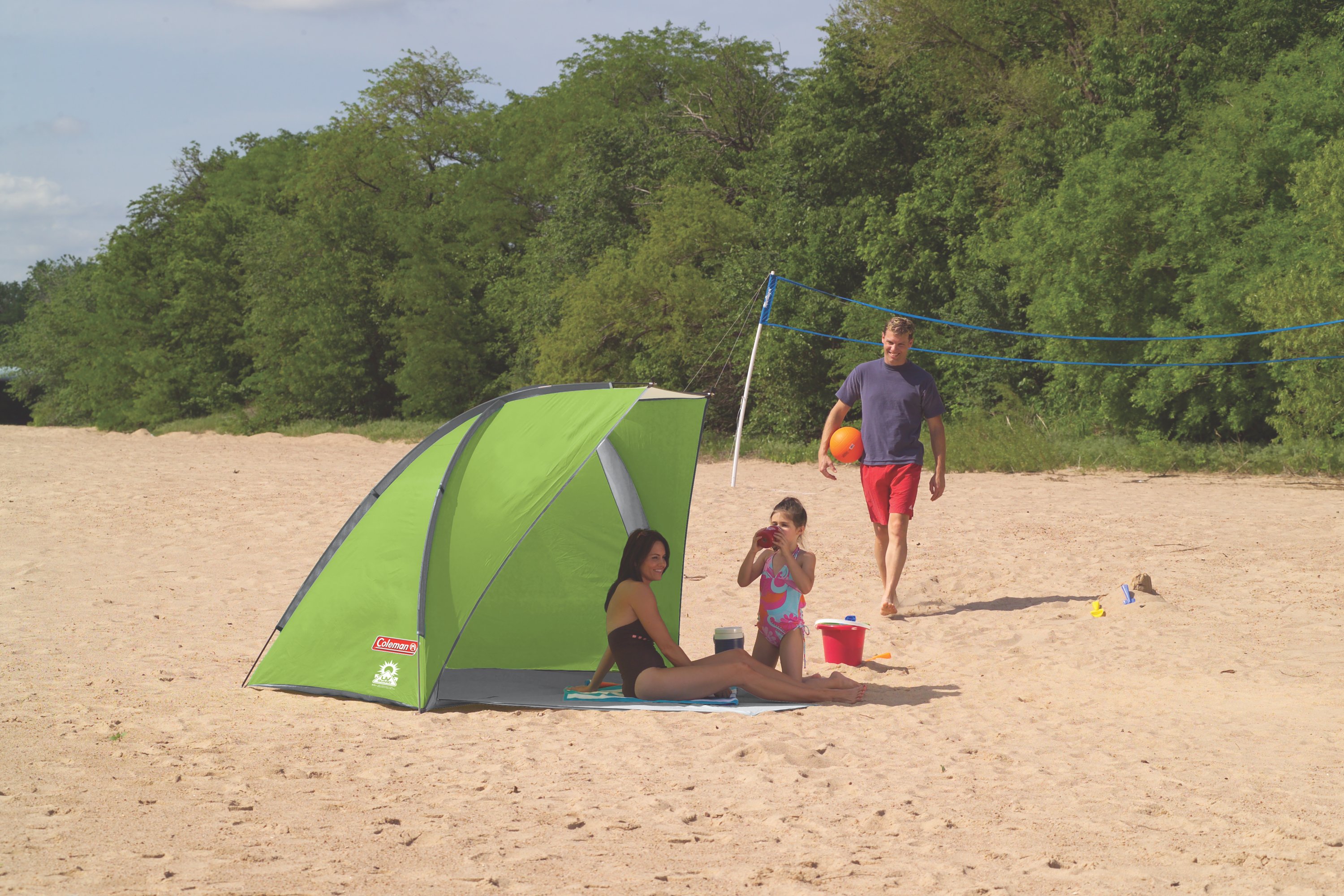 Beach Canopy Sun Shelter, Green | Coleman