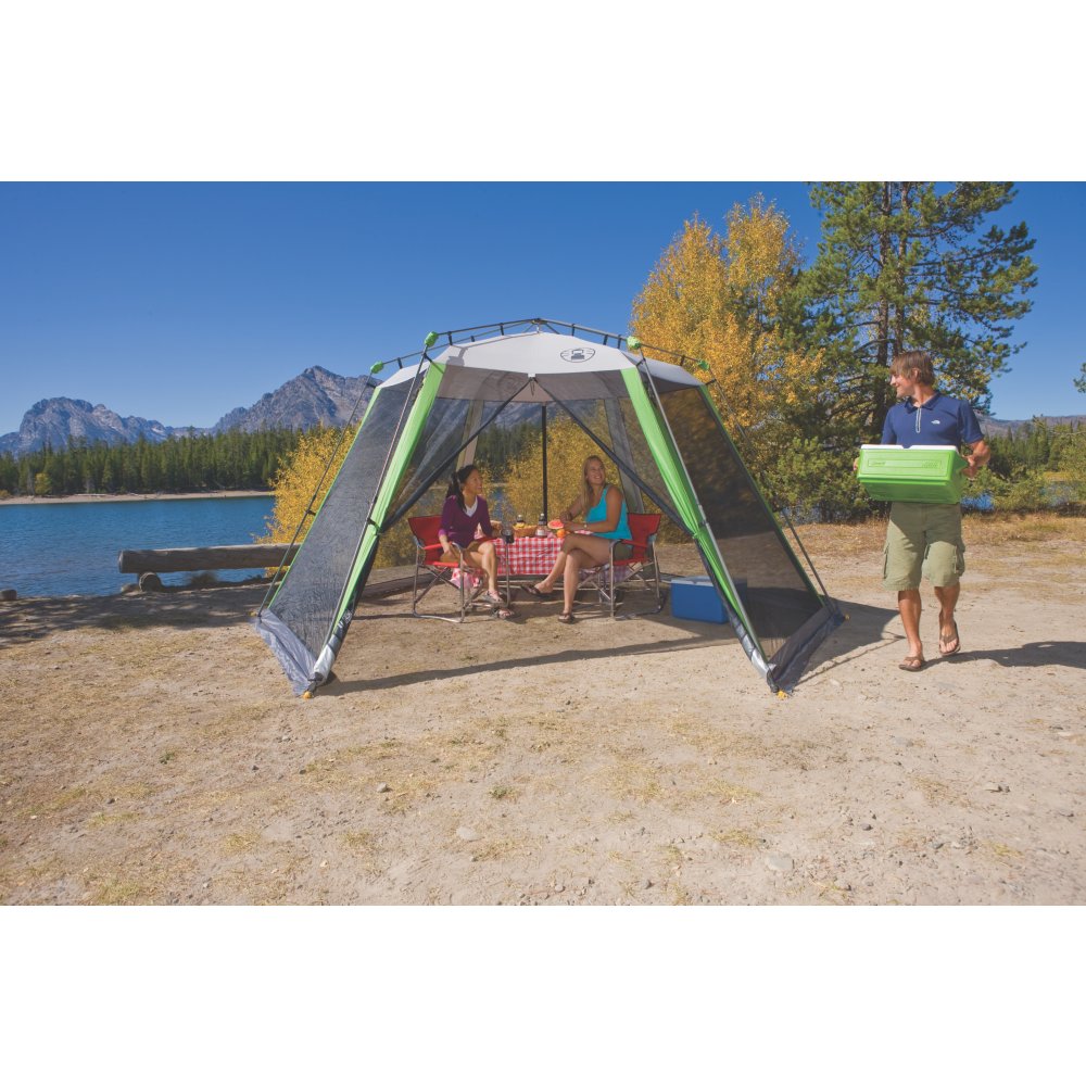 Coleman instant hotsell screened canopy