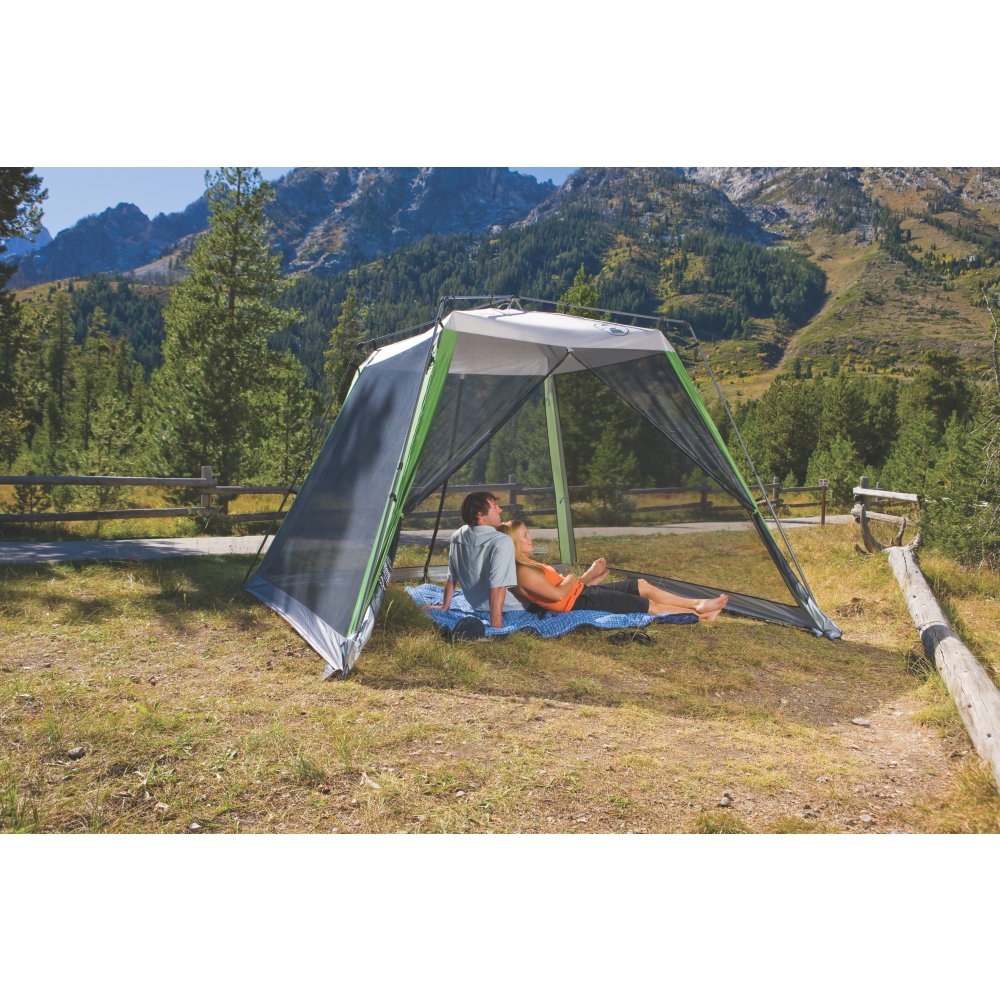 Back Home Screenhouse Sets Up in 60 Seconds Coleman Screened Canopy Tent with Instant Setup