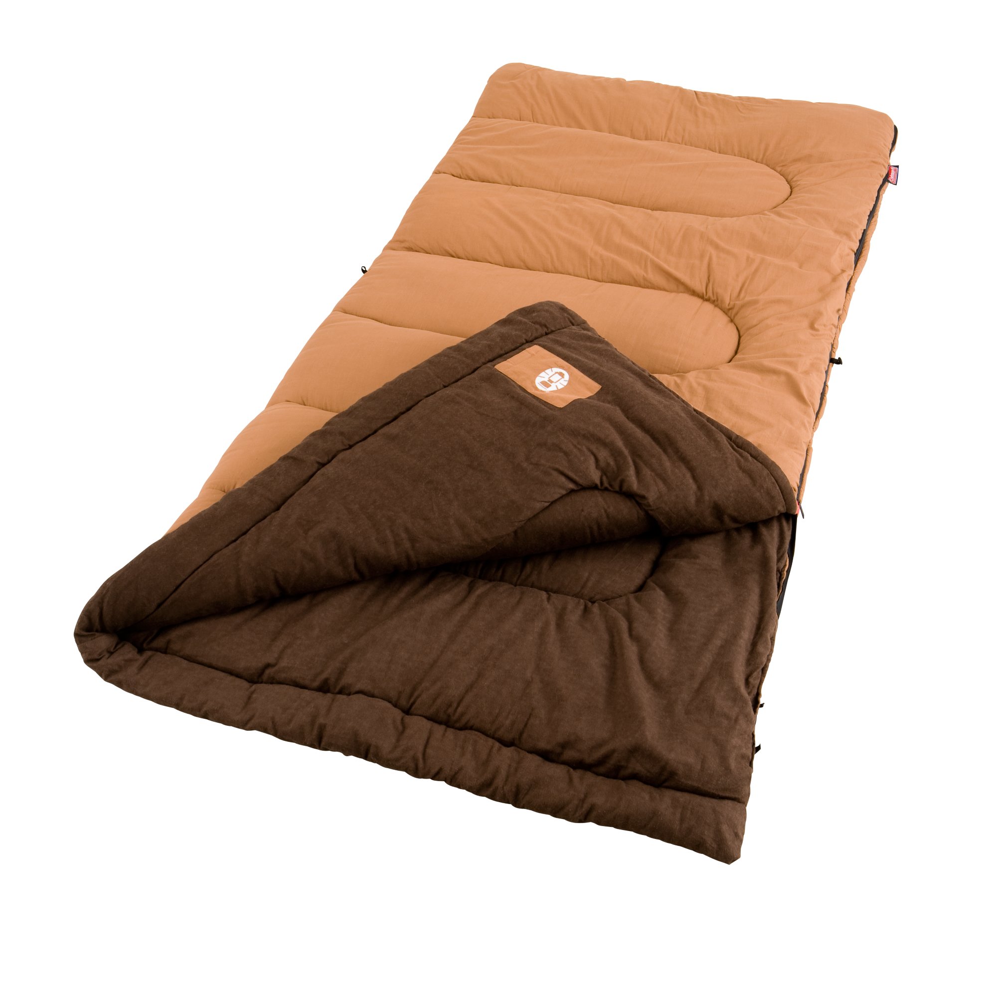 Coleman Dunnock Cold Weather Sleeping Bag: 20F Synthetic - Brown