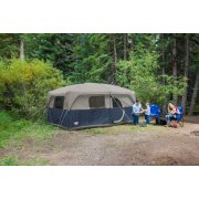 family using two room tent image number 3
