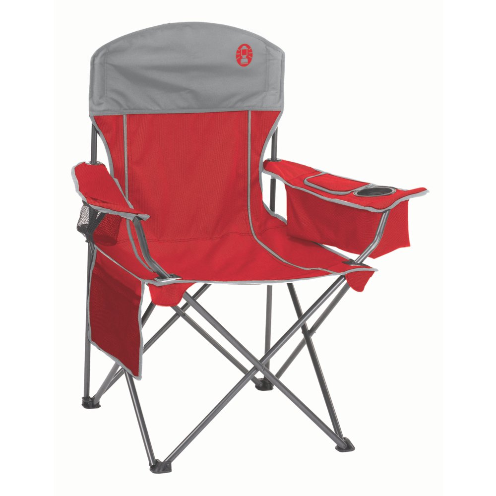 Camping chair with discount cooler