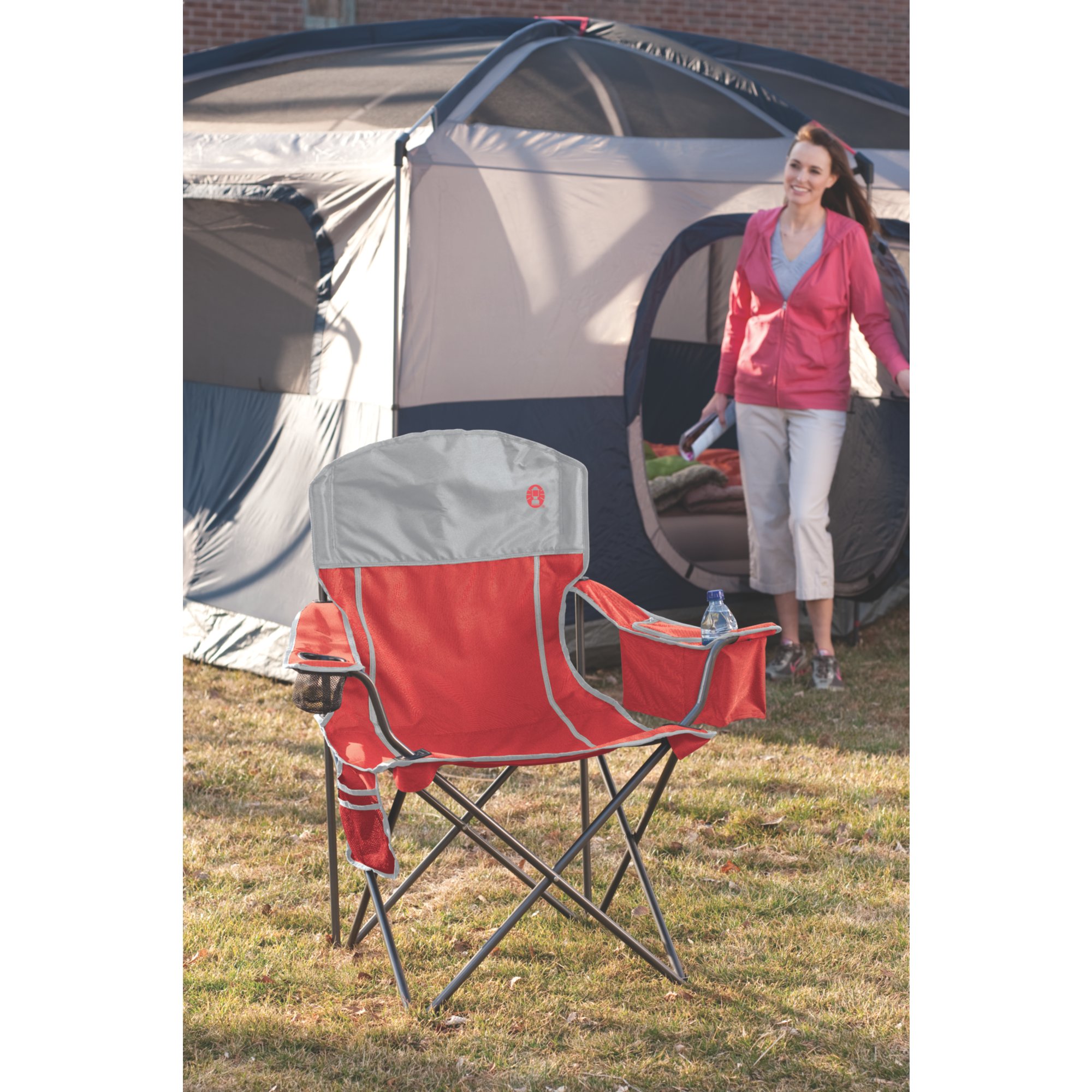 Coleman 2000026491 Big-N-Tall Quad Camping Chair : : Sports &  Outdoors