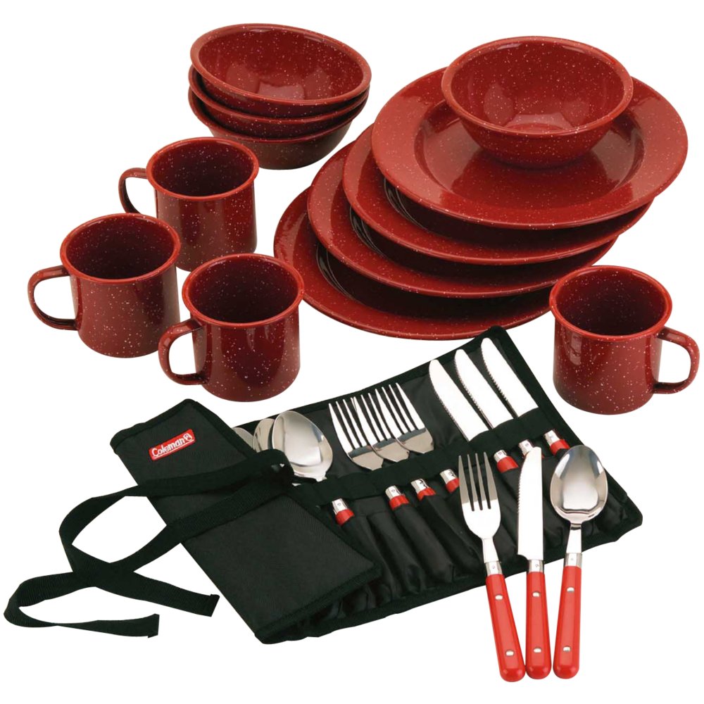 Camp on sale dish set