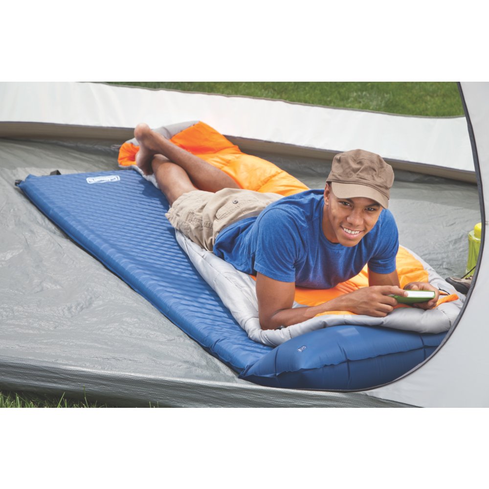 Coleman self clearance inflating pad directions