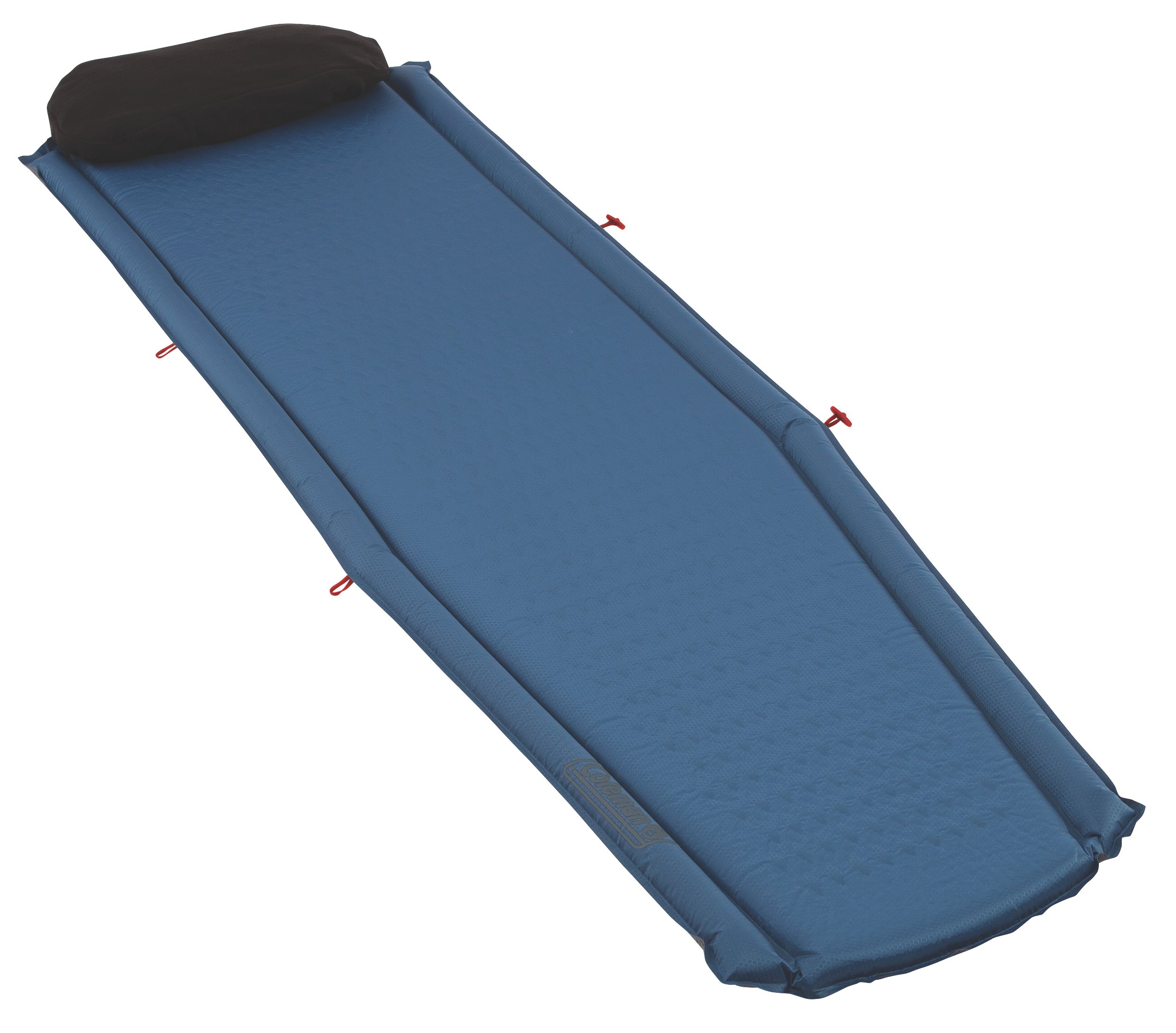 Sleeping pad self deals inflating