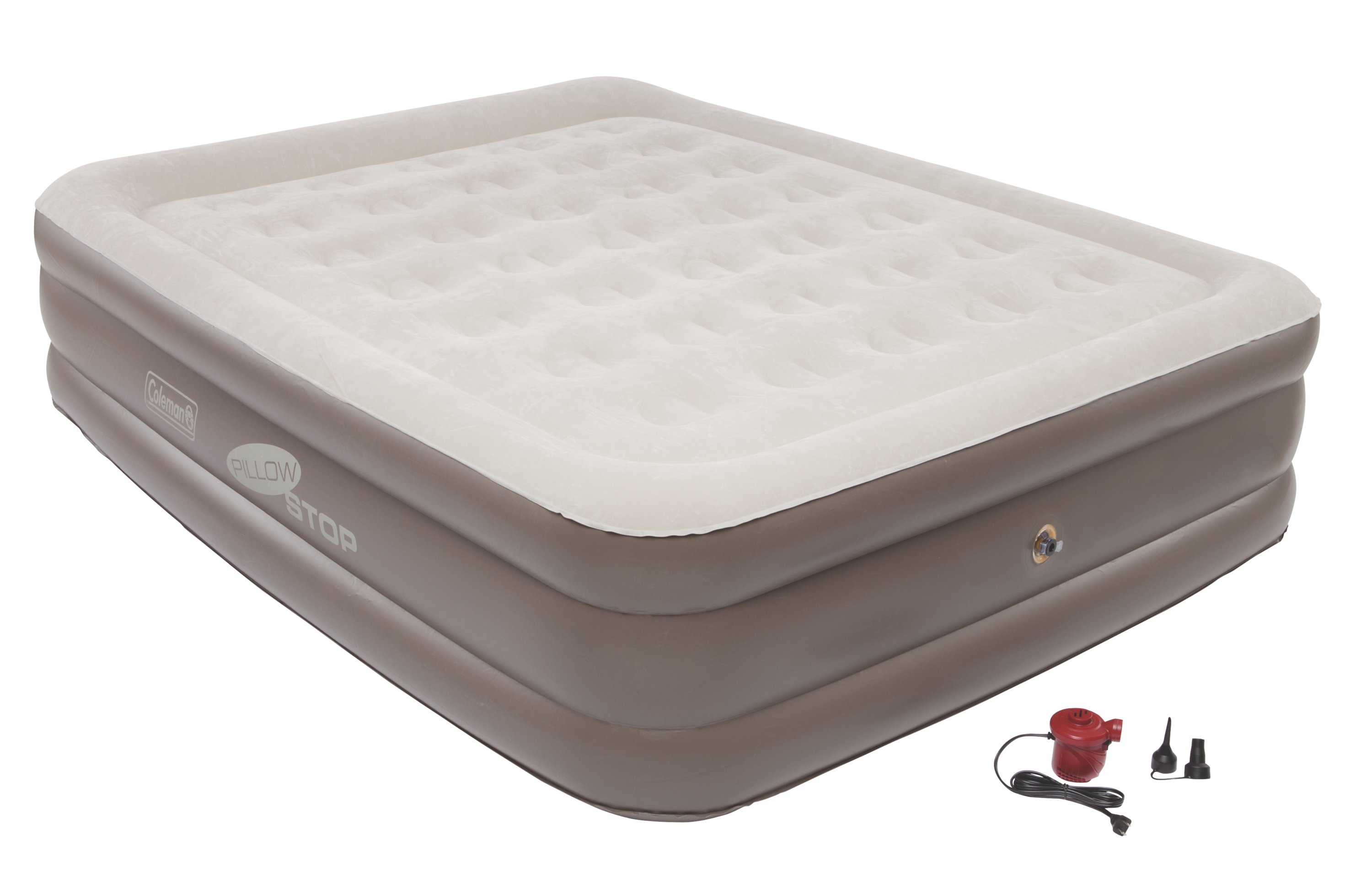 SupportRest™ Plus PillowStop™ Double High Airbed with Pump – Queen