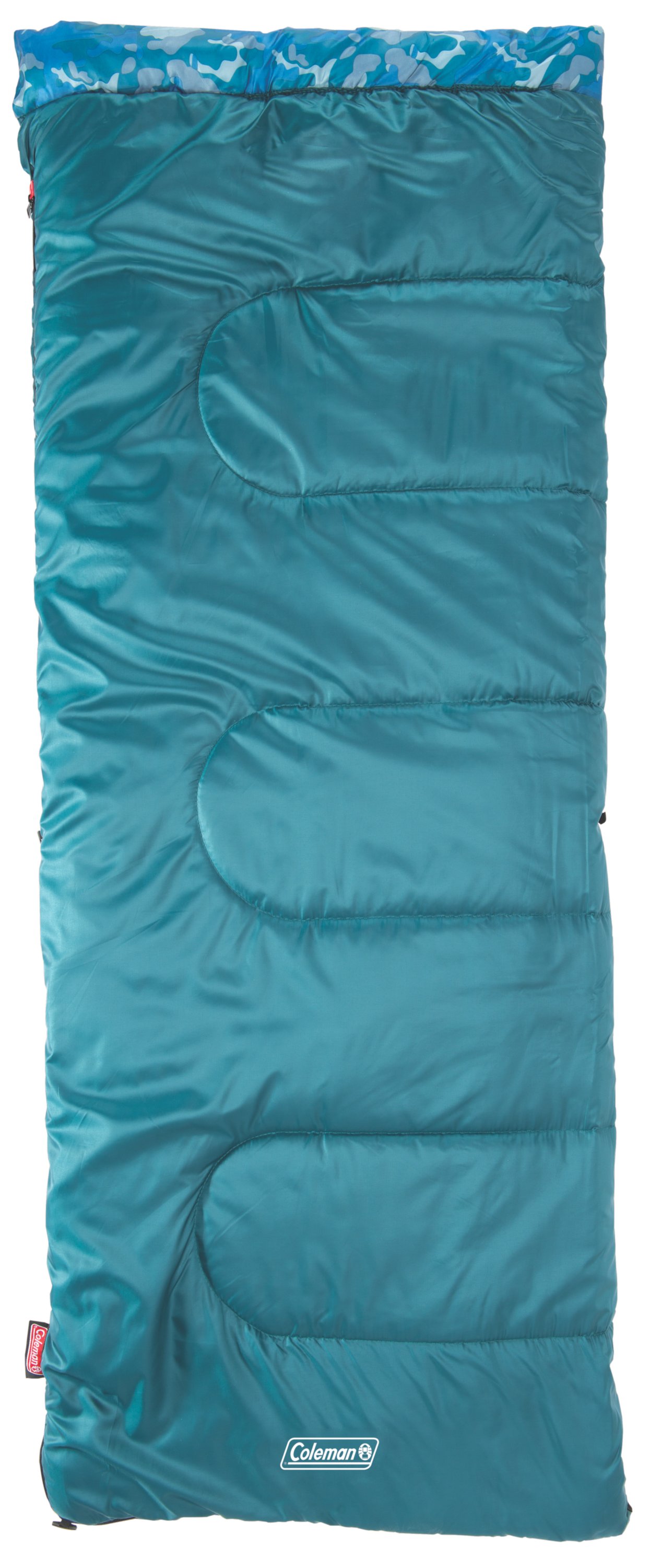 Kids Camo™ 45°F Youth Sleeping Bag, Blue Camo | Coleman