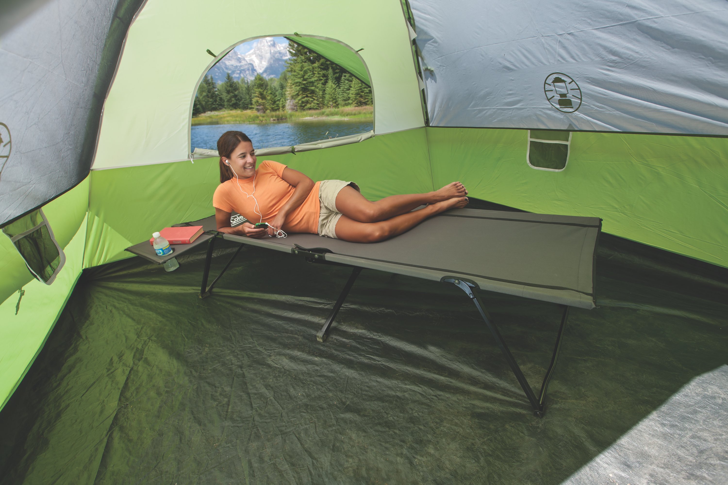 Pack-Away® Camping Cot with Side Table | Coleman