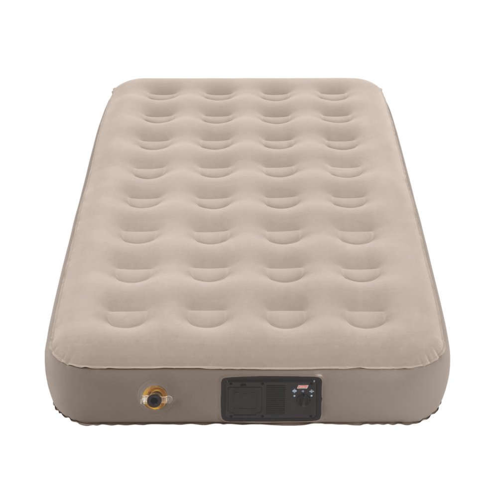 9.5 inches high Coleman Twin Air Mattress with built in Pump