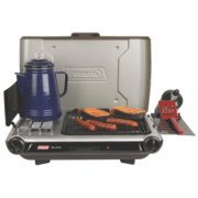 Deluxe Tabletop Propane 2-in-1 Grill/Stove, 2-Burner image number 4