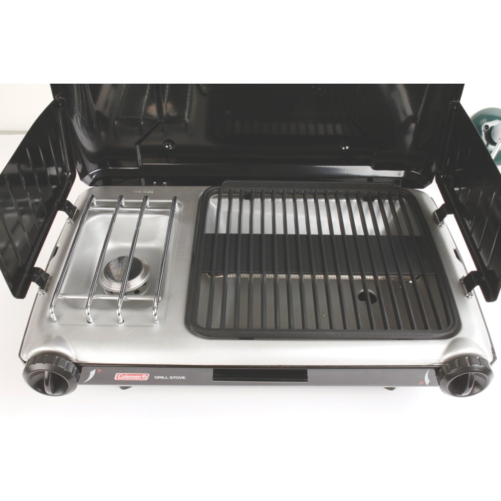 Tabletop Propane Gas Camping Grill/Stove, 2Burner Coleman