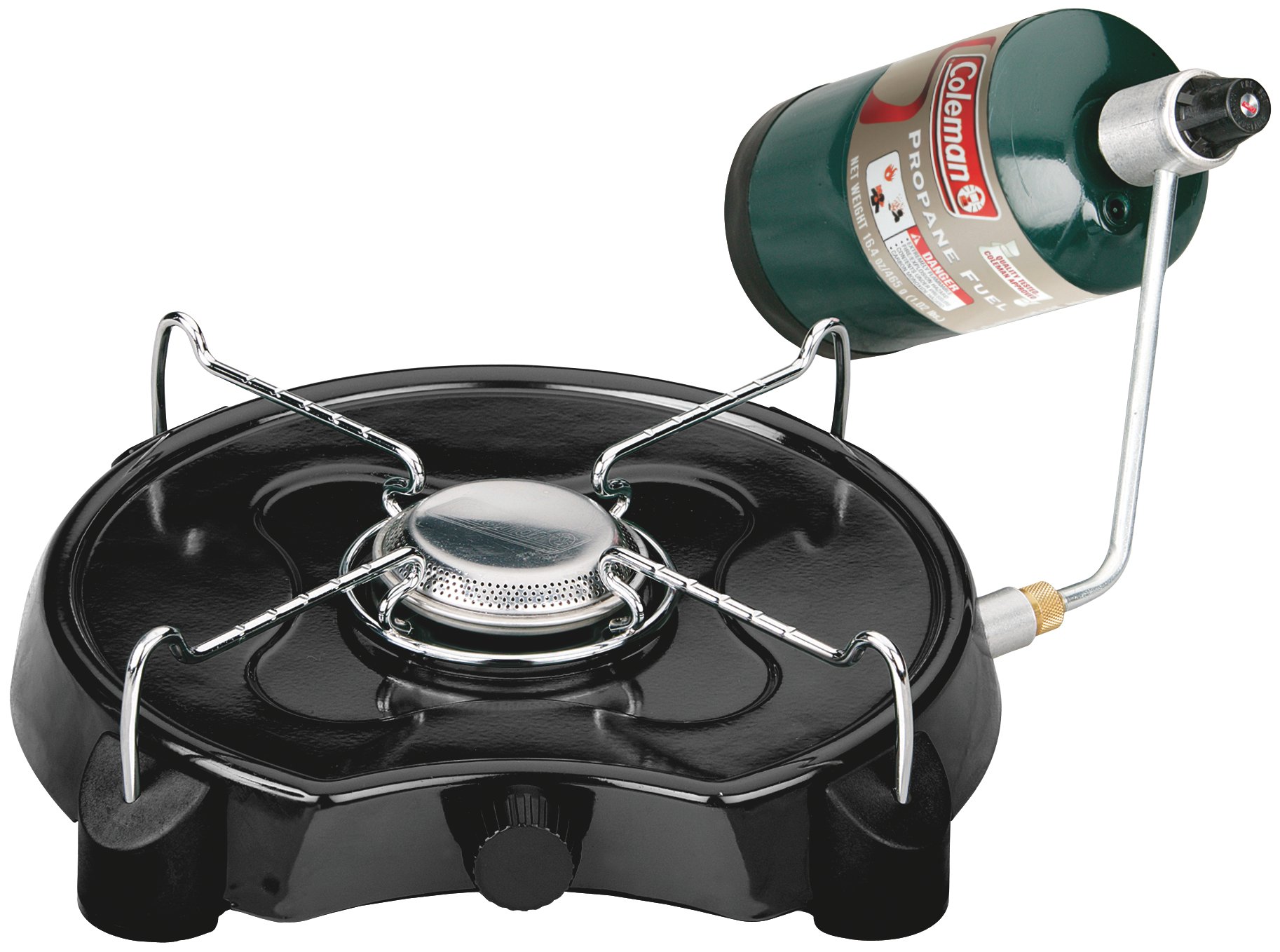 Single Propane Burner Stove, Cast Iron Portable Stove With Adjustable  Regulator