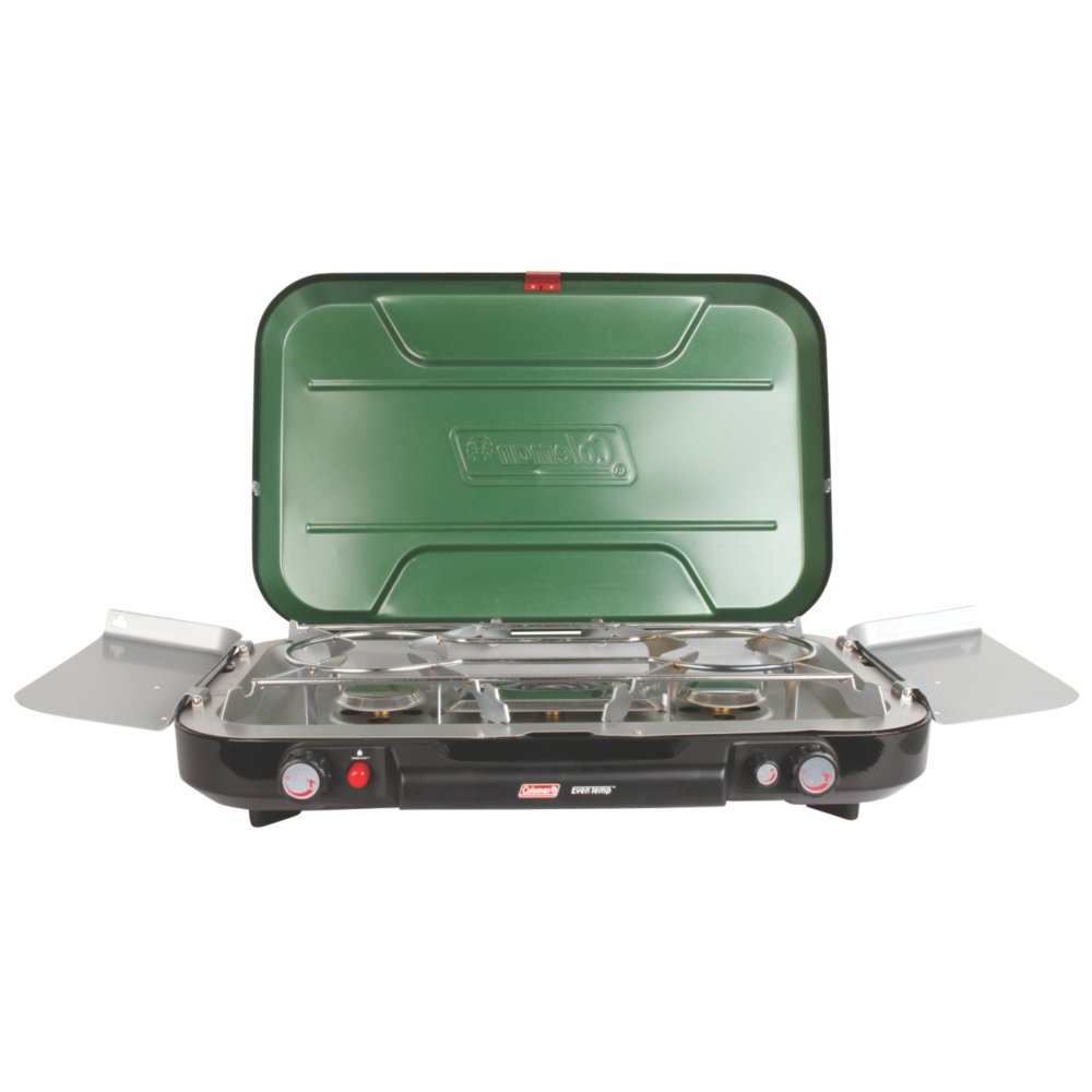 Even Temp Propane Gas Camping Stove 3 Burner Coleman