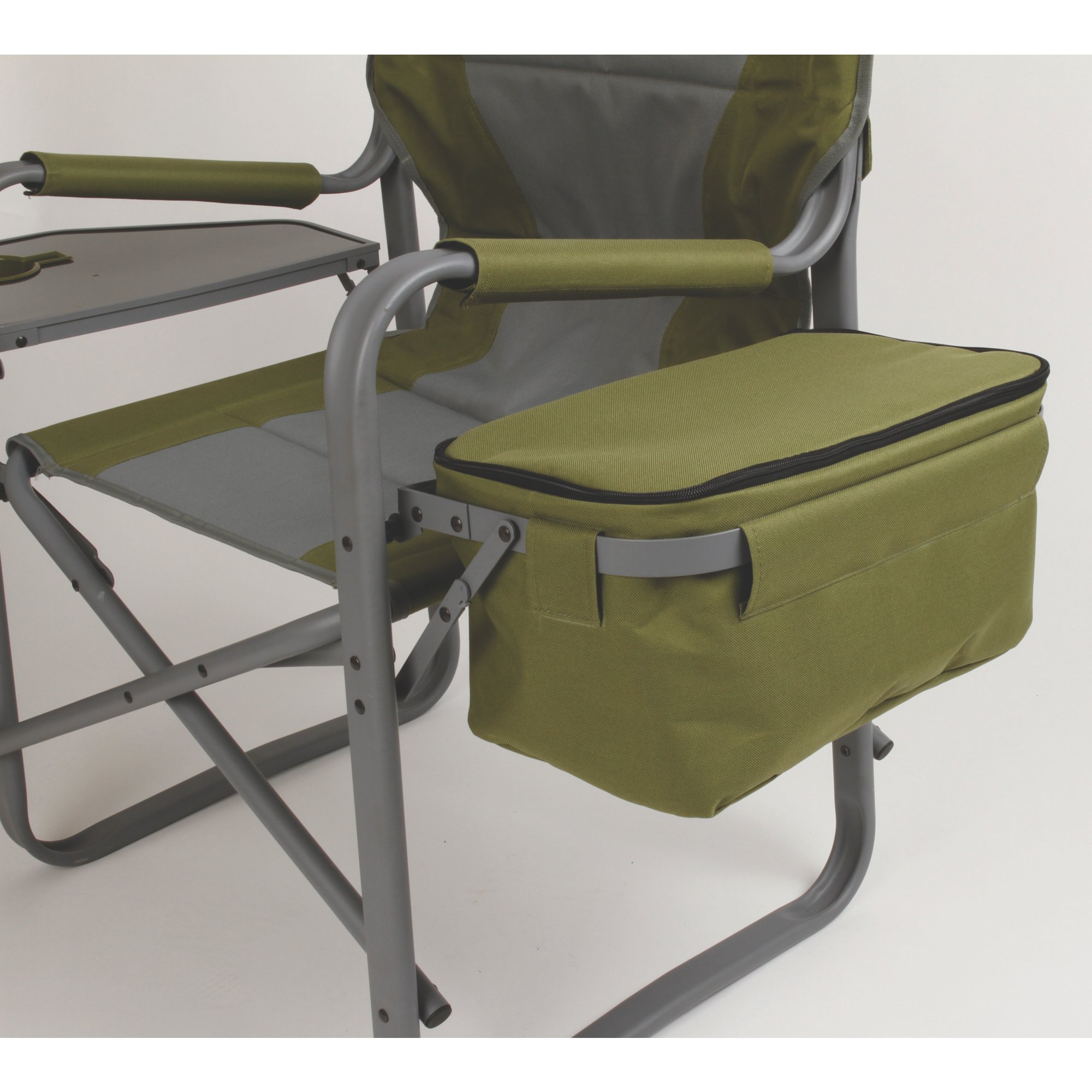 Coleman camp chair with best sale side table