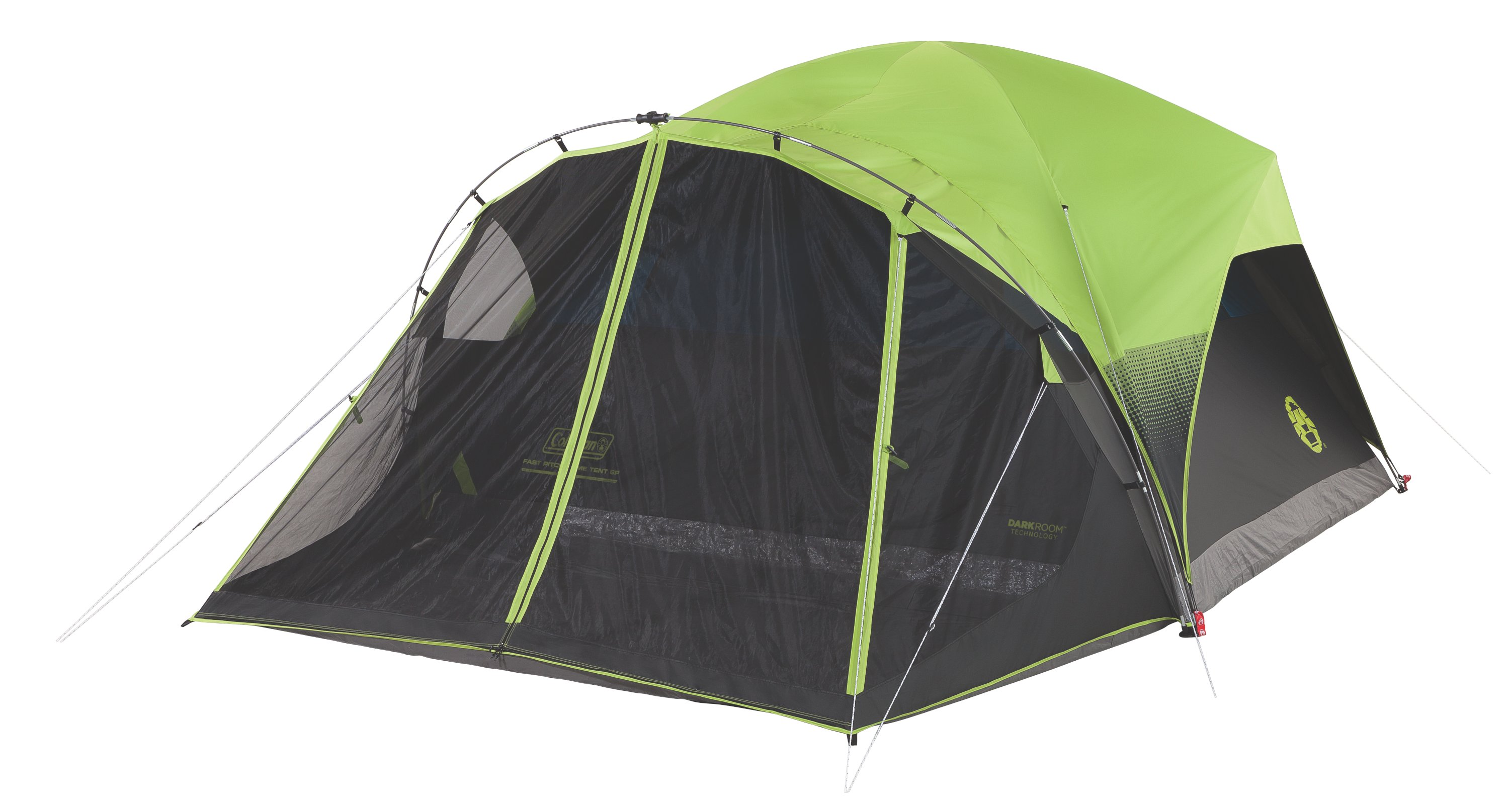 6-Person Dark Room Fast Pitch Dome Tent with Screen Room Coleman
