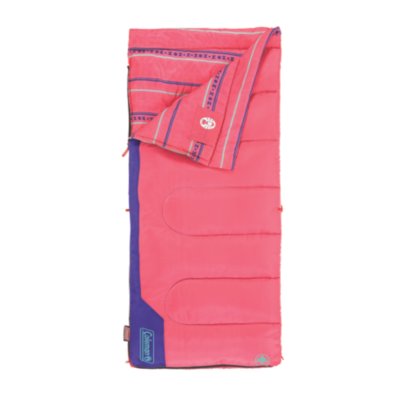 Kids 50°F Cool-Weather Sleeping Bag, Pink