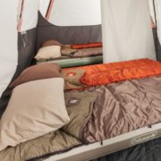 sleeping bags and air beds inside tent image number 8