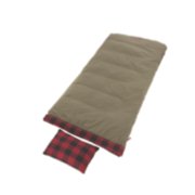 Rectangle sleeping bag with plaid pillow image number 2