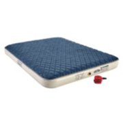 queen air mattress with mattress topper and battery-operated pump image number 1