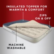 queen air mattress with machine washable mattress cover image number 4