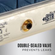 close up of queen air mattress double-sealed valve image number 5