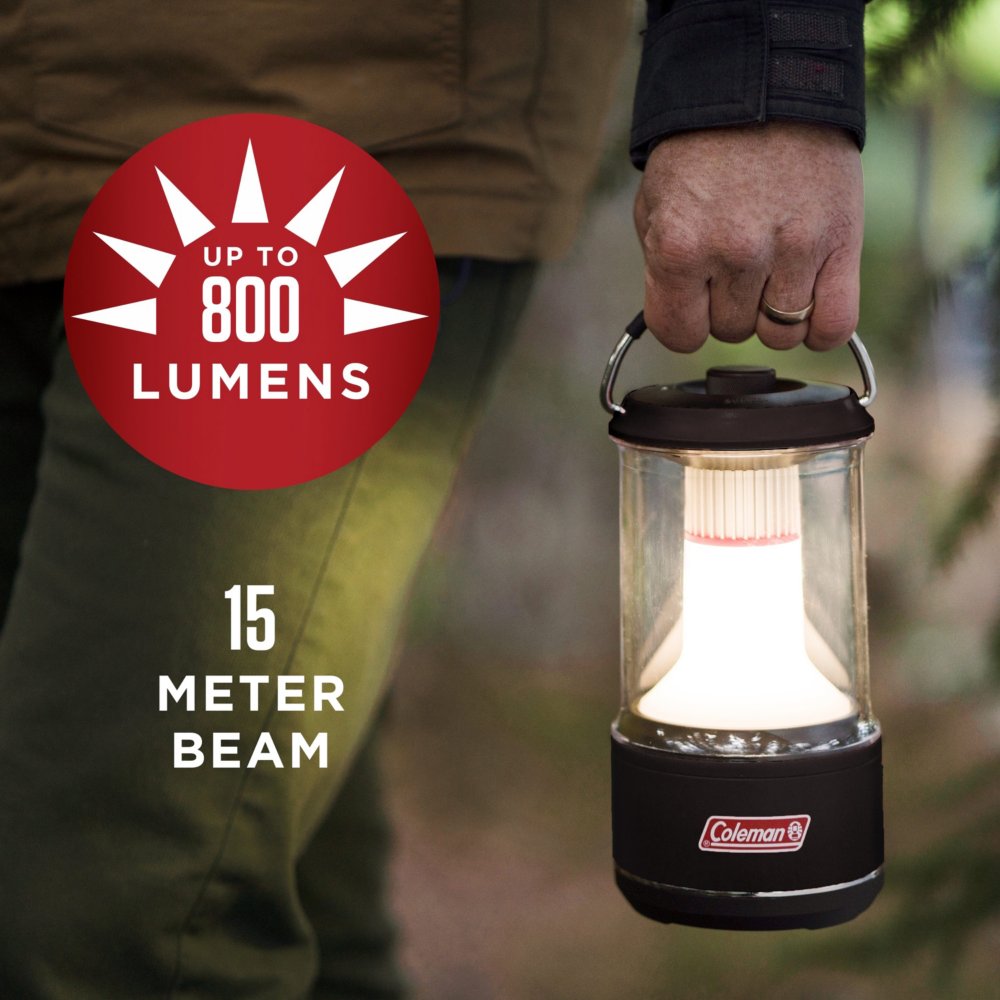 Coleman camping deals light battery