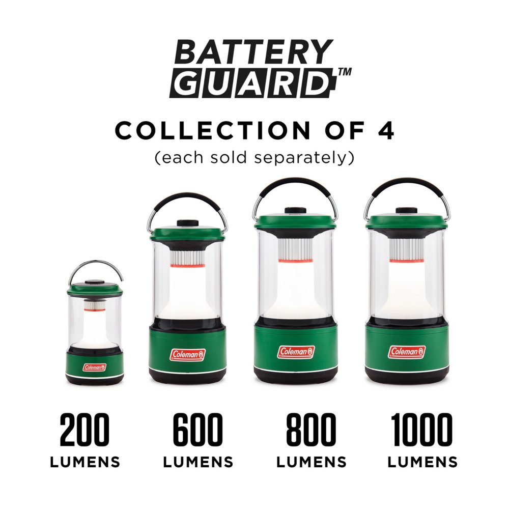 1000 Lumens LED Lantern with BatteryGuard™, Green