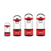 coleman battery guard red lanterns in 200 lumens, 600 lumens, 800 lumens, 1000 lumens image number 4