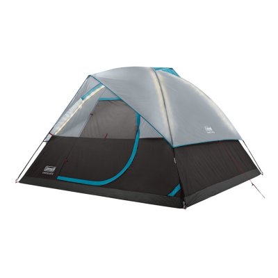 OneSource™ Rechargeable 4-Person Camping Dome Tent with Airflow System & LED Lighting
