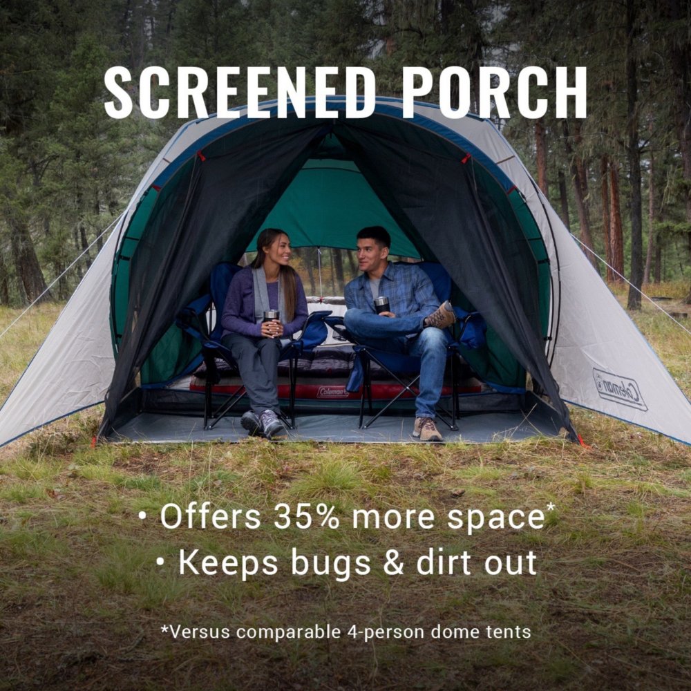 Cabin tent hotsell with screen porch