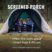 4-Person Cabin Tent with Screened Porch, Evergreen image number 1