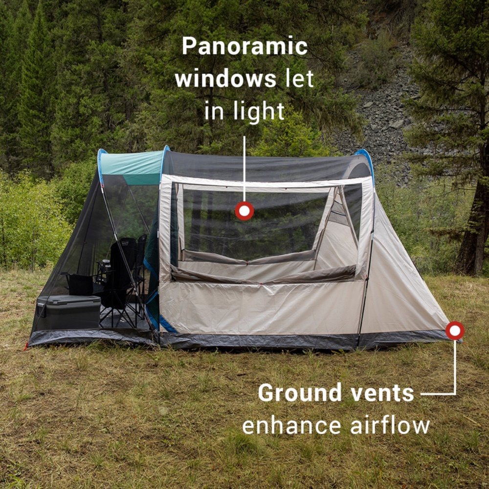 2 person outlet tent with porch