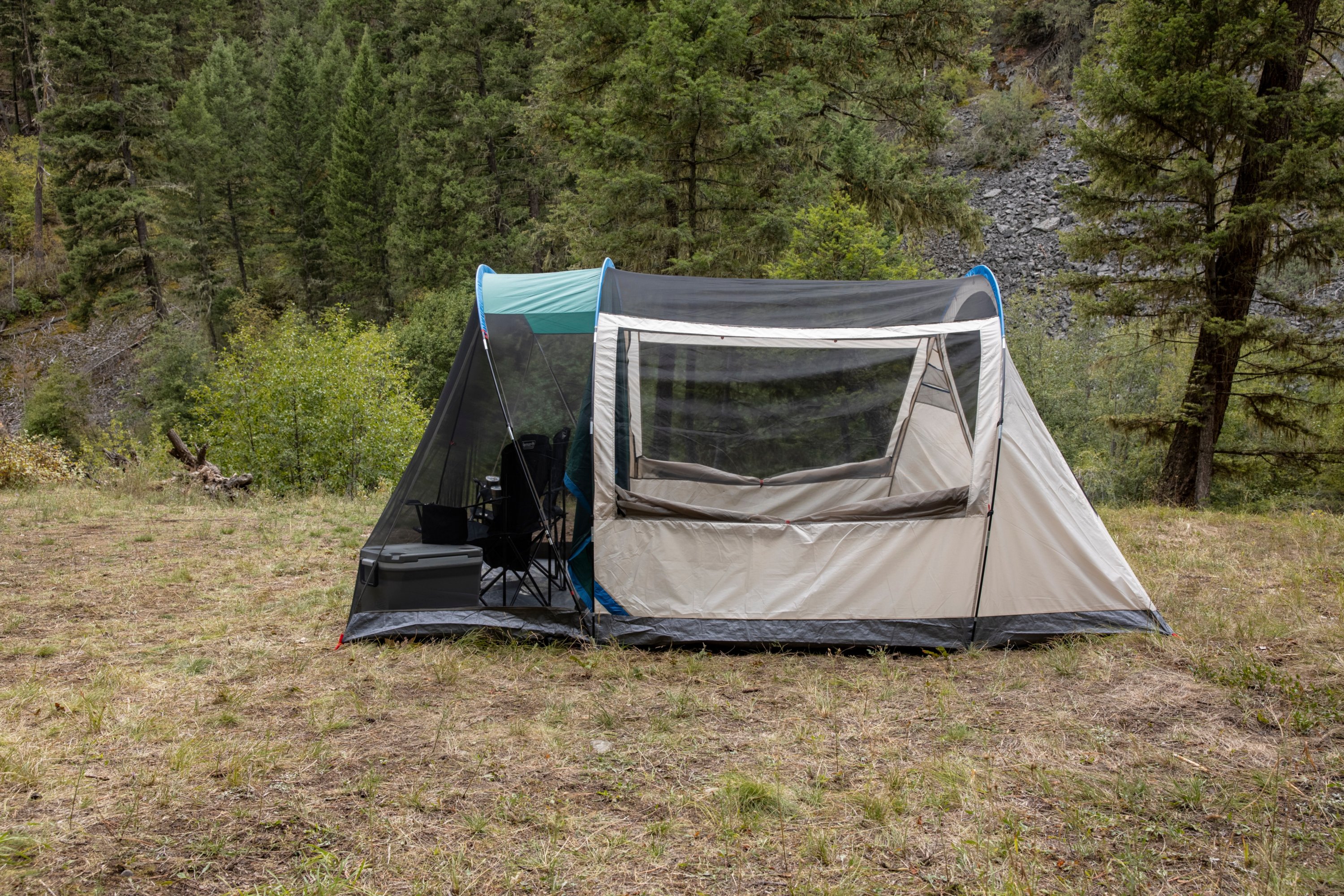 6 person shop tent with porch