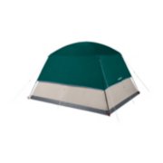 6 person dome tent with fly assembled back view image number 3