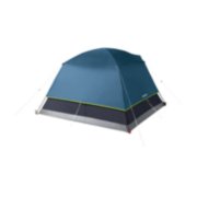 4 person dark room tent with fly back side angle image number 2