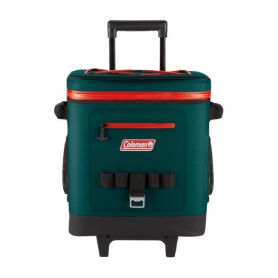 42-Can High-Performance Leak-Proof Soft Cooler with Wheels, Evergreen