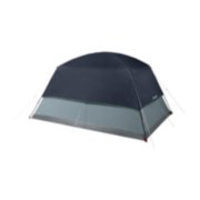 8 person dome tent with fly assembled back view image number 7