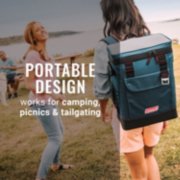 28-Can Portable Soft Cooler Backpack, Space Blue image number 5