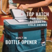top hatch for quick access to cold drinks. built in bottle opener image number 3
