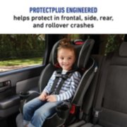 car seat with protect plus engineered helps protect in frontal side rear and rollover crashes image number 3