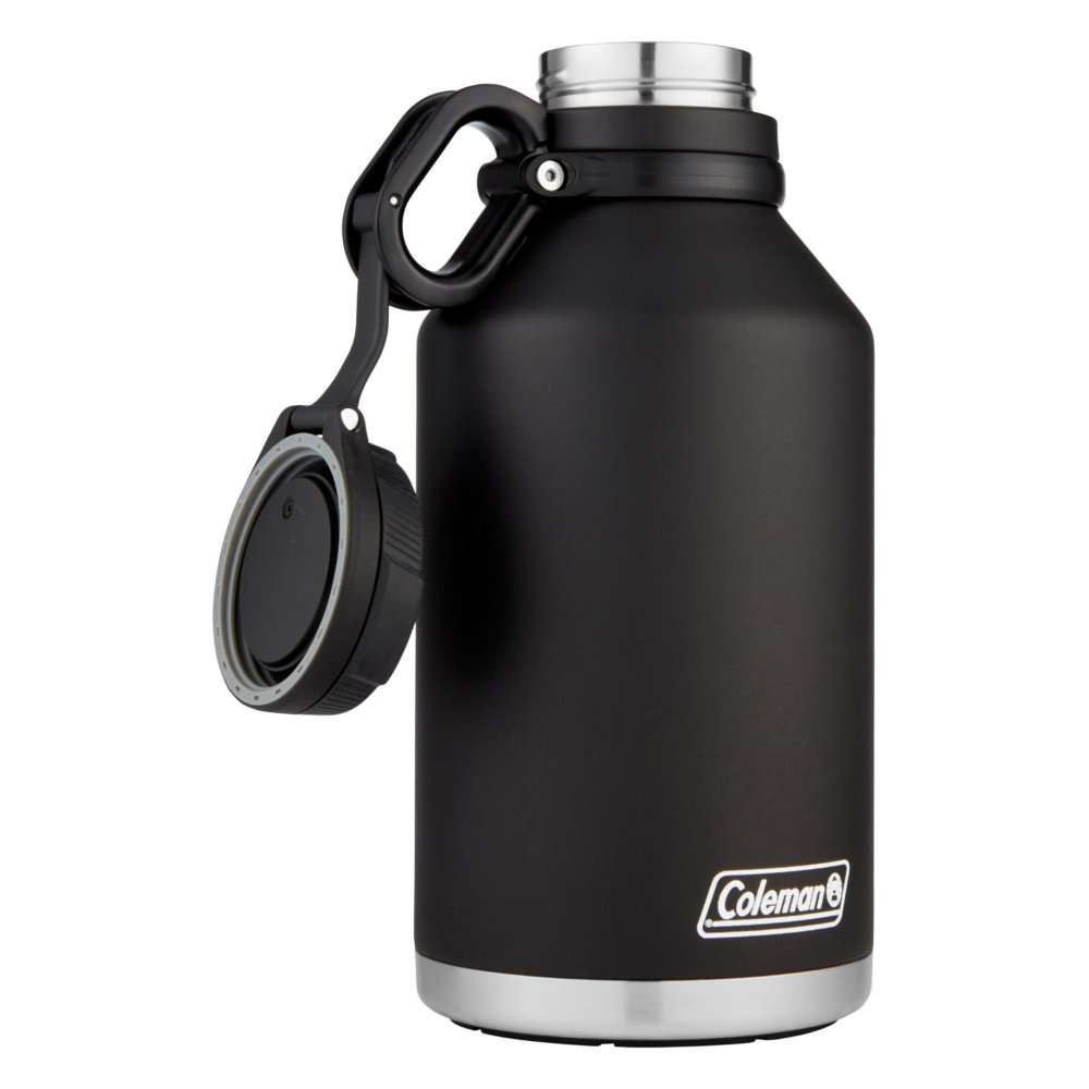 Coleman Stainless Steel Growler, Black, 64 oz