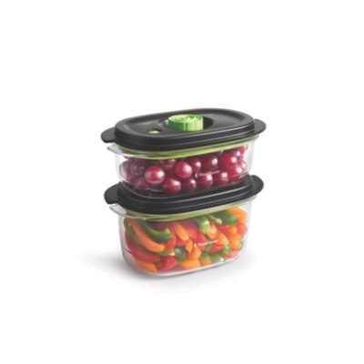 FoodSaver® Preserve & Marinate Vacuum 2 pack containers 700ml and 1.18L FFC025X