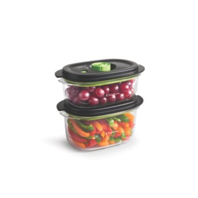 FoodSaver® Preserve & Marinate Vacuum 2 pack containers 700ml and 1.2ml FFC025X