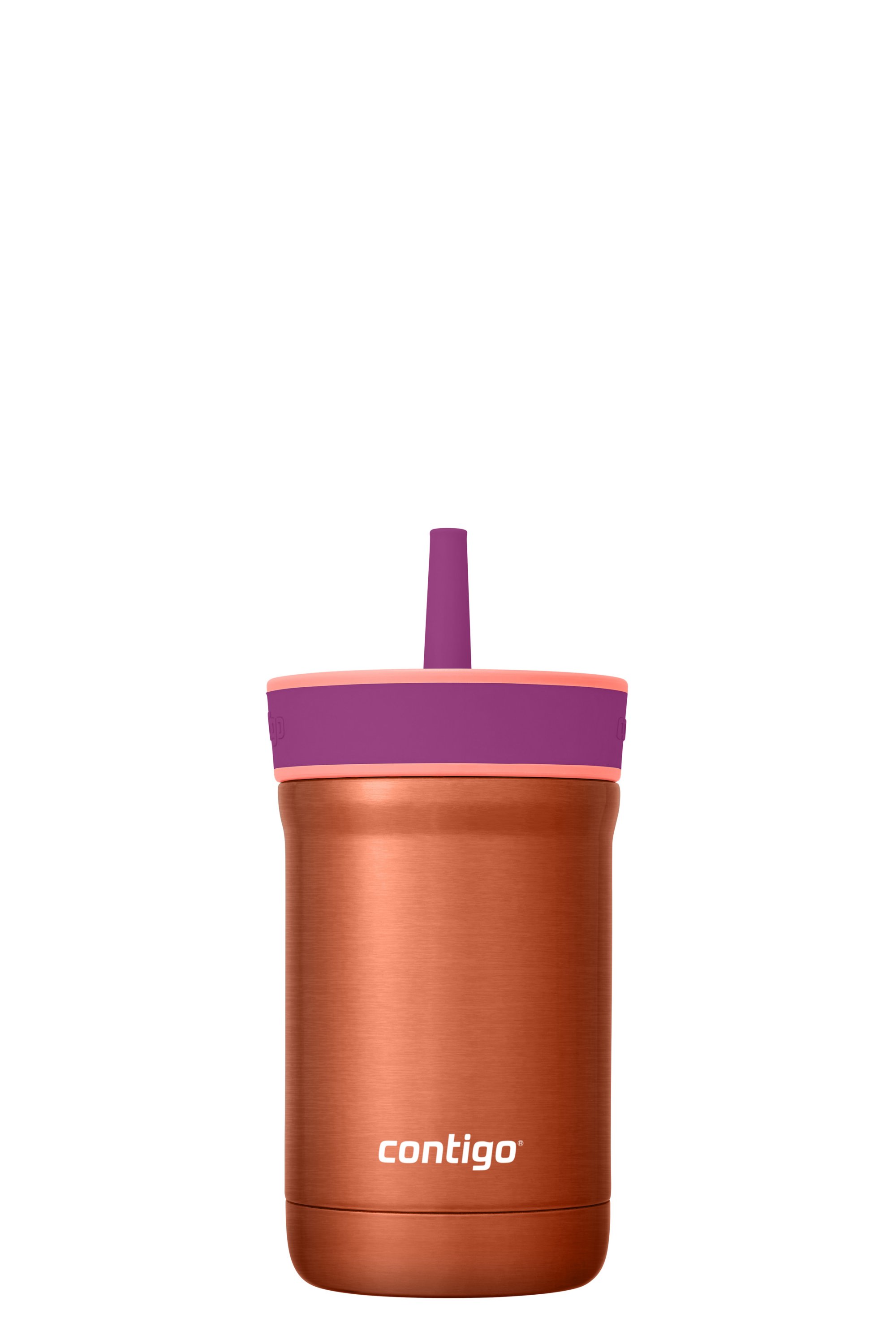 Contigo Spill-Proof Kids Tumbler, 3-Pack, Pink, Green, Aqua. 