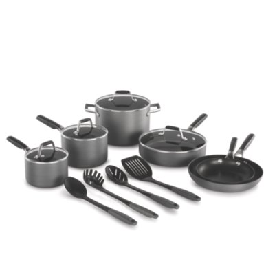 Select by Calphalon™ Hard-Anodized Nonstick Pots and Pans, 14-Piece Cookware Set