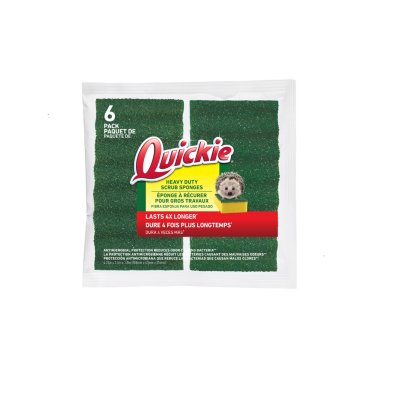 Quickie® Heavy Duty Scrub Sponges (6-Pack)